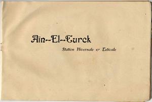 Guide Ain el Turck 1901- 02